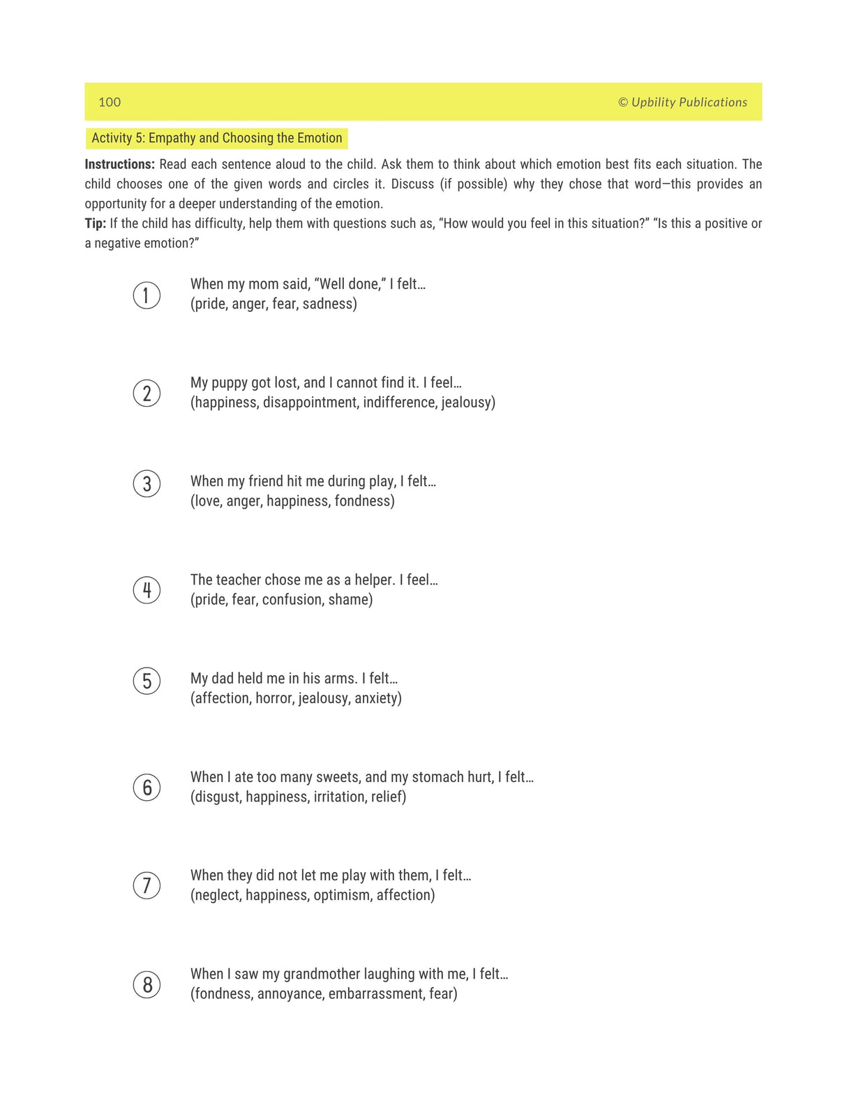 Recognizing, Expressing & Regulating Emotions | ADVANCED LEVEL (Revised Edition)