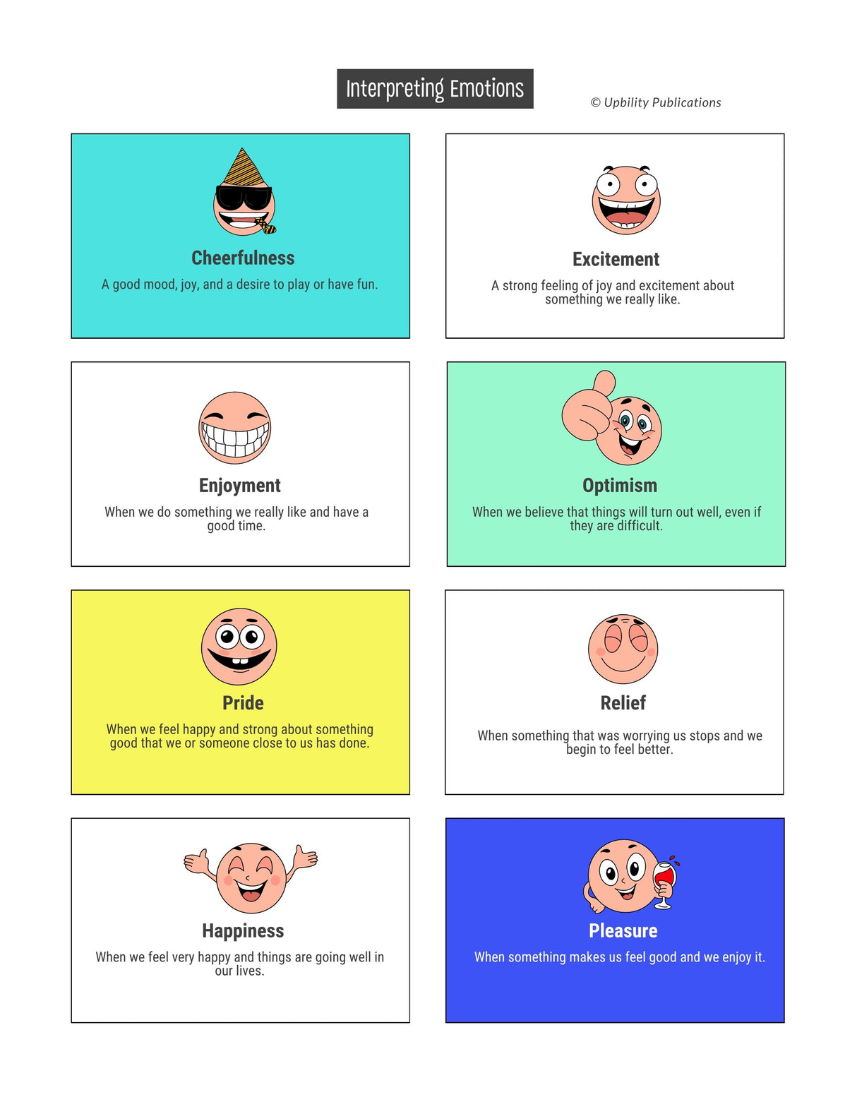 Recognizing, Expressing & Regulating Emotions | ADVANCED LEVEL (Revised Edition)