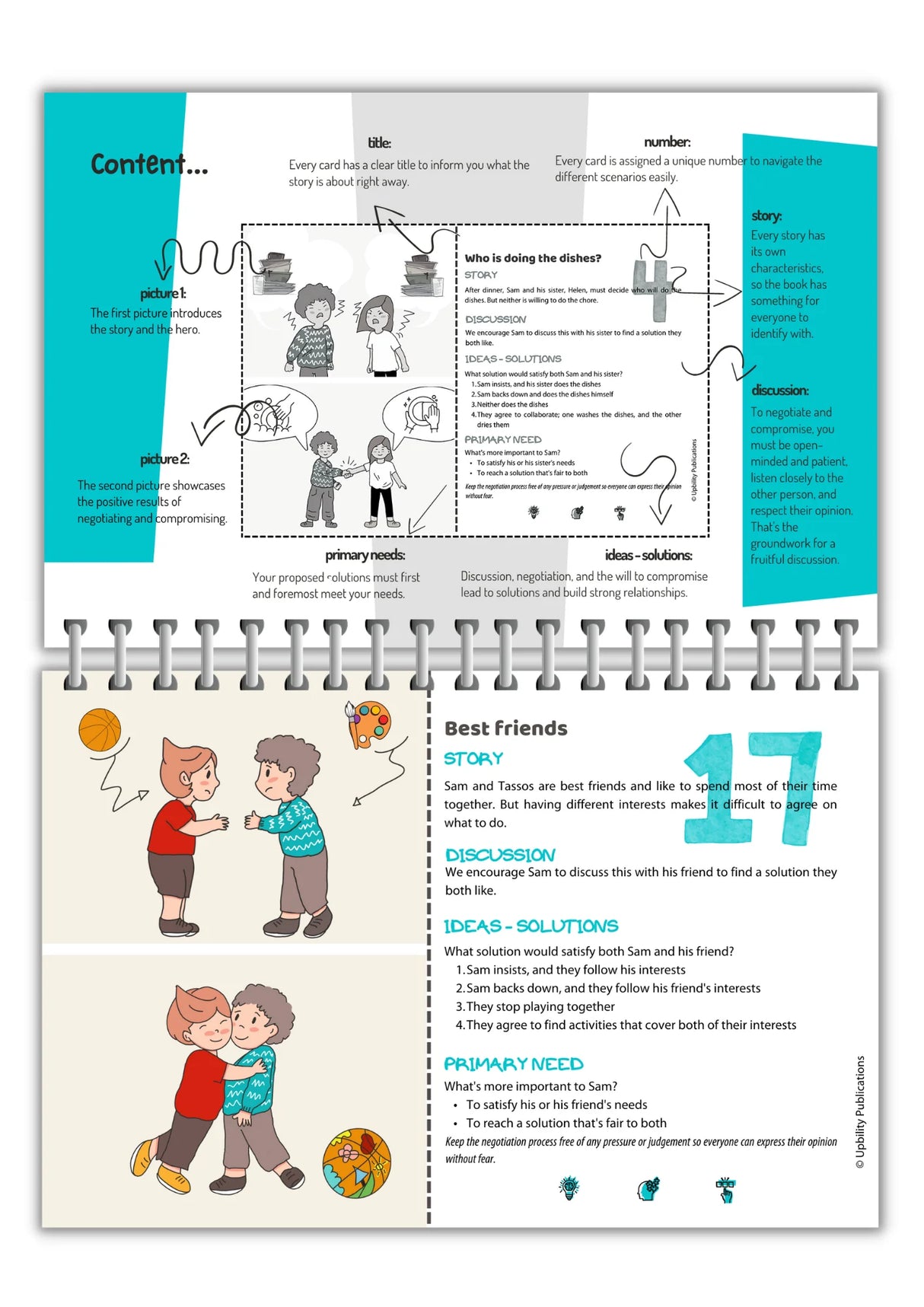 Social Situations | 300 Social Stories – Flip Card Series | SET OF 10 PRINTED BOOKS