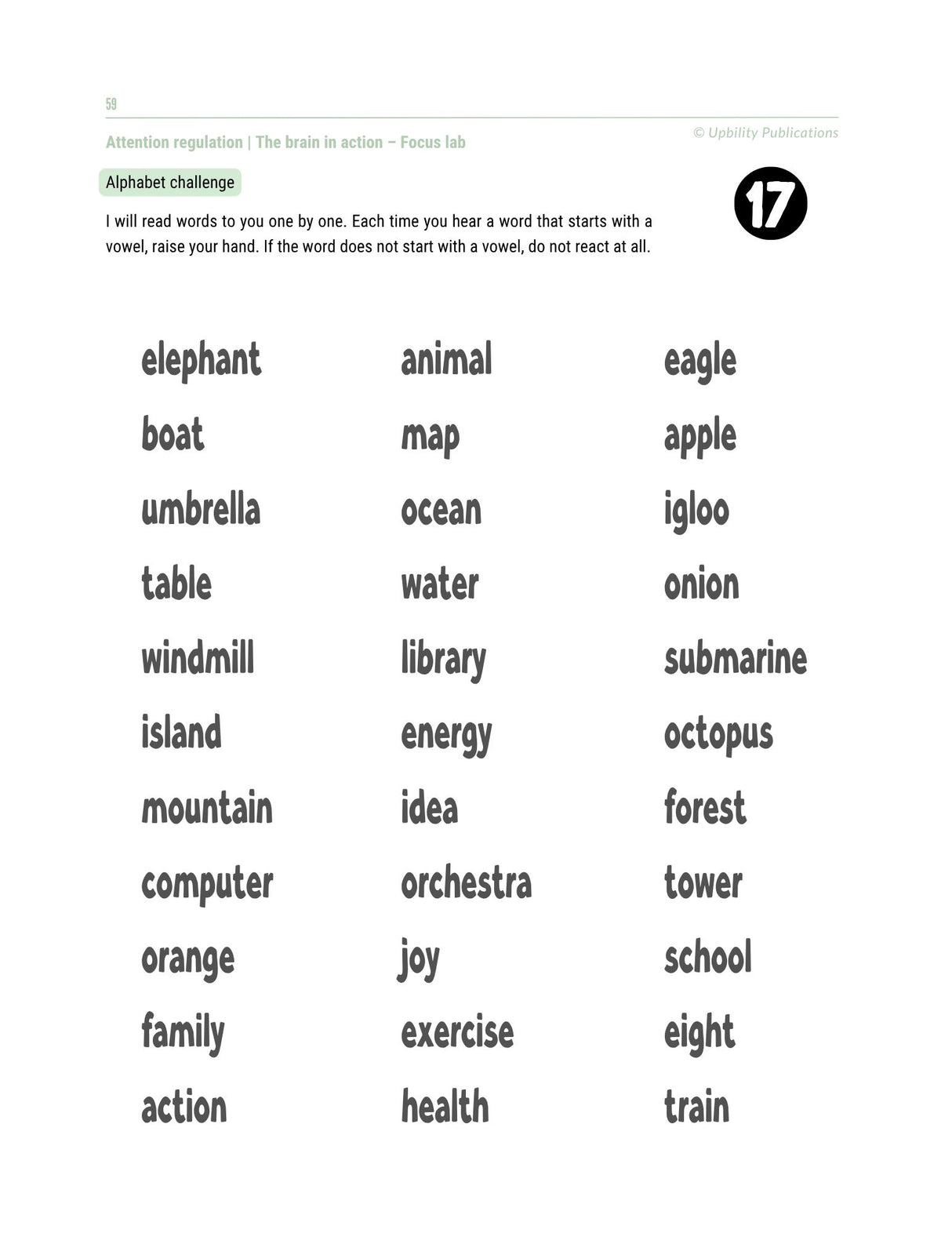 Executive Functions - Intervention Strategies | 6-12 years old