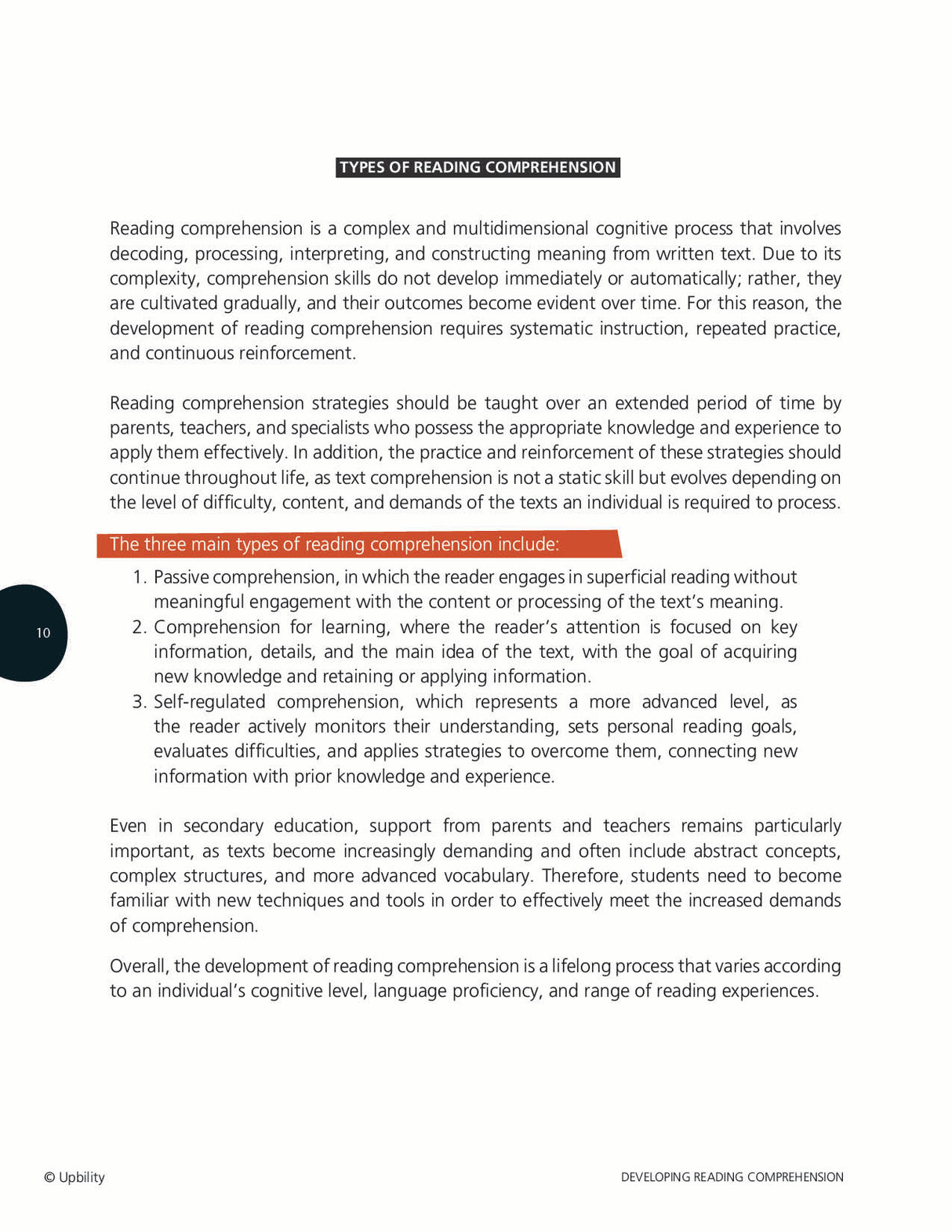 Developing Reading Comprehension in Autistic Children - PART 3 (Revised Edition)