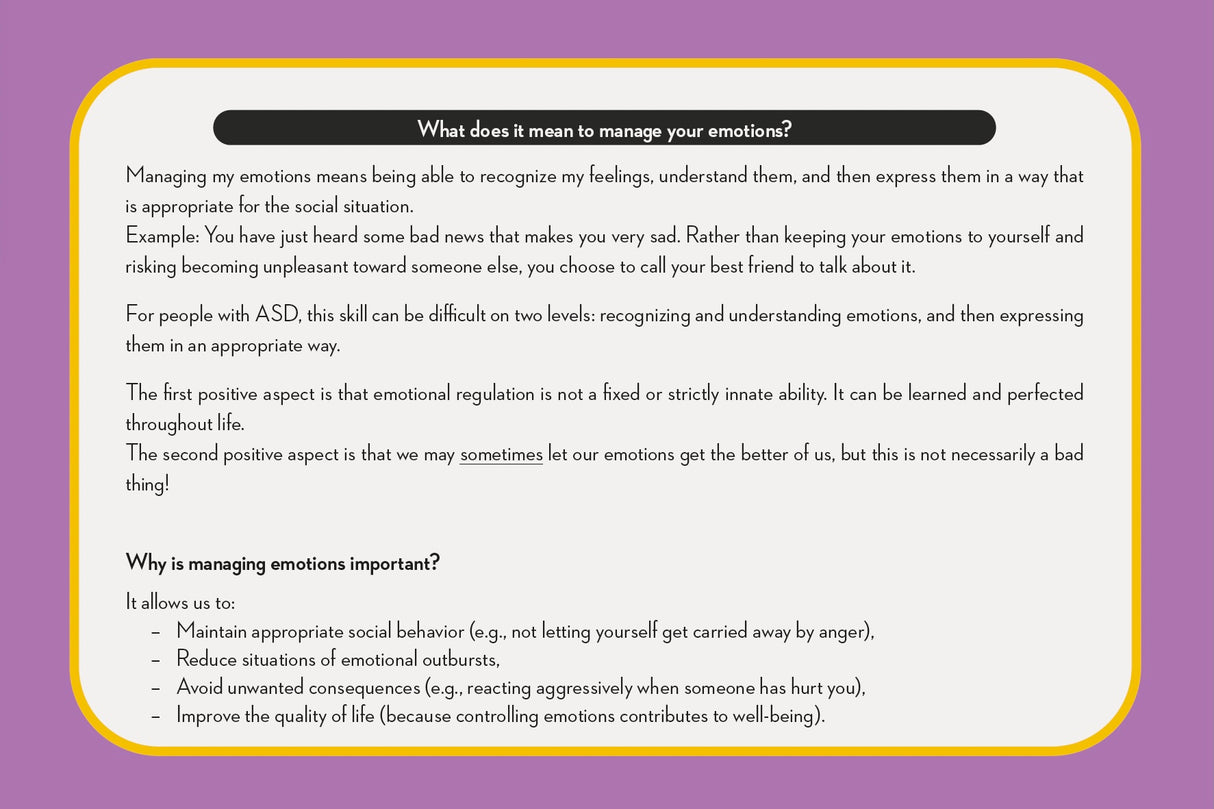 Social Savvy Series - Managing my Emotions