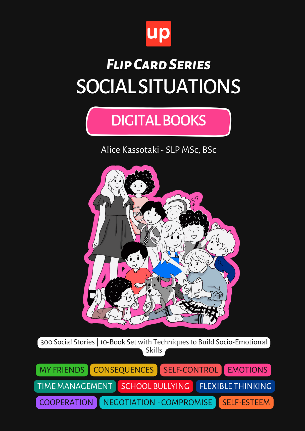 Social Situations | 300 Social Stories – Flip Card Series | SET OF 10 DIGITAL BOOKS