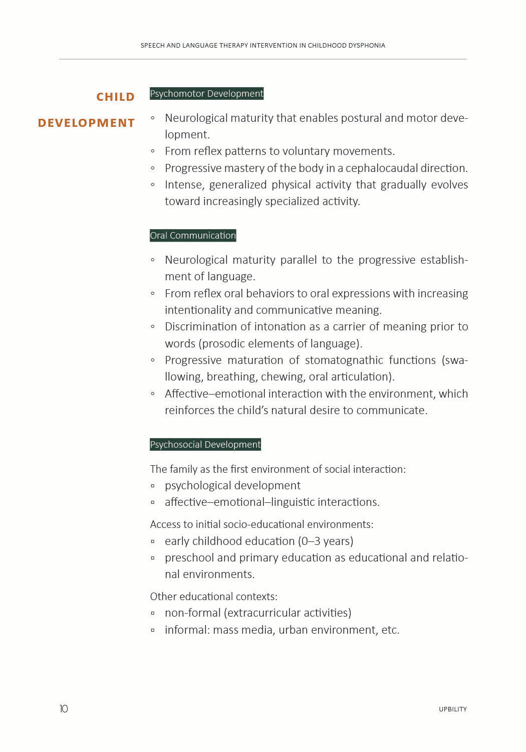 Speech and Language Therapy Intervention in Childhood Dysphonia