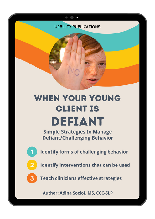 When Your Young Client is Defiant | Simple Strategies to Manage Defiant/Challenging Behavior