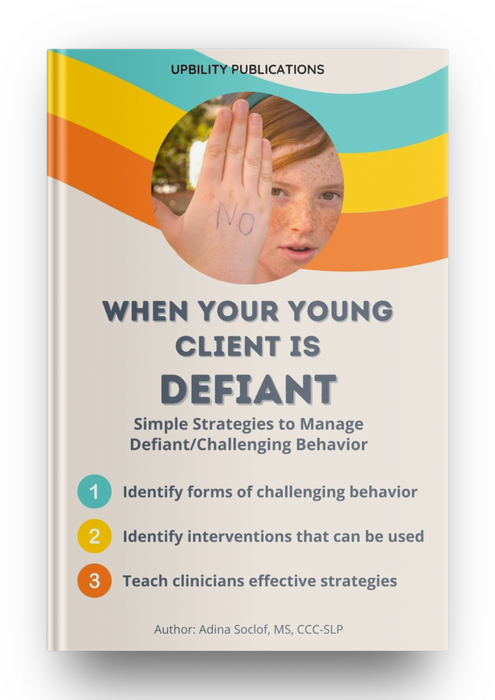 When Your Young Client is Defiant | Simple Strategies to Manage Defiant/Challenging Behavior