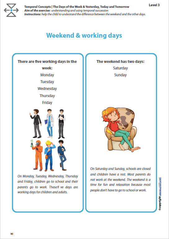 temporal-orientation-the-days-of-the-week-yesterday-today-and-tomorrow