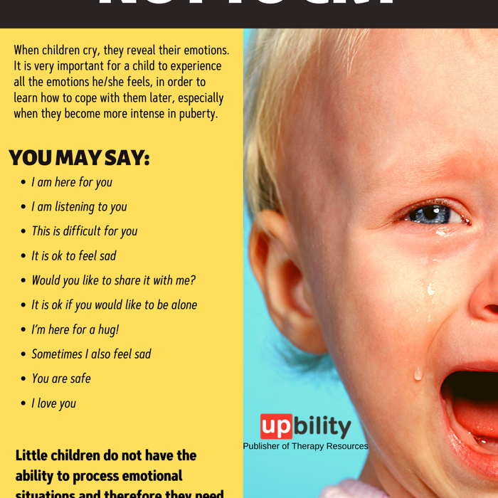 STOP TELLING YOUR CHILDREN NOT TO CRY | Upbility EN