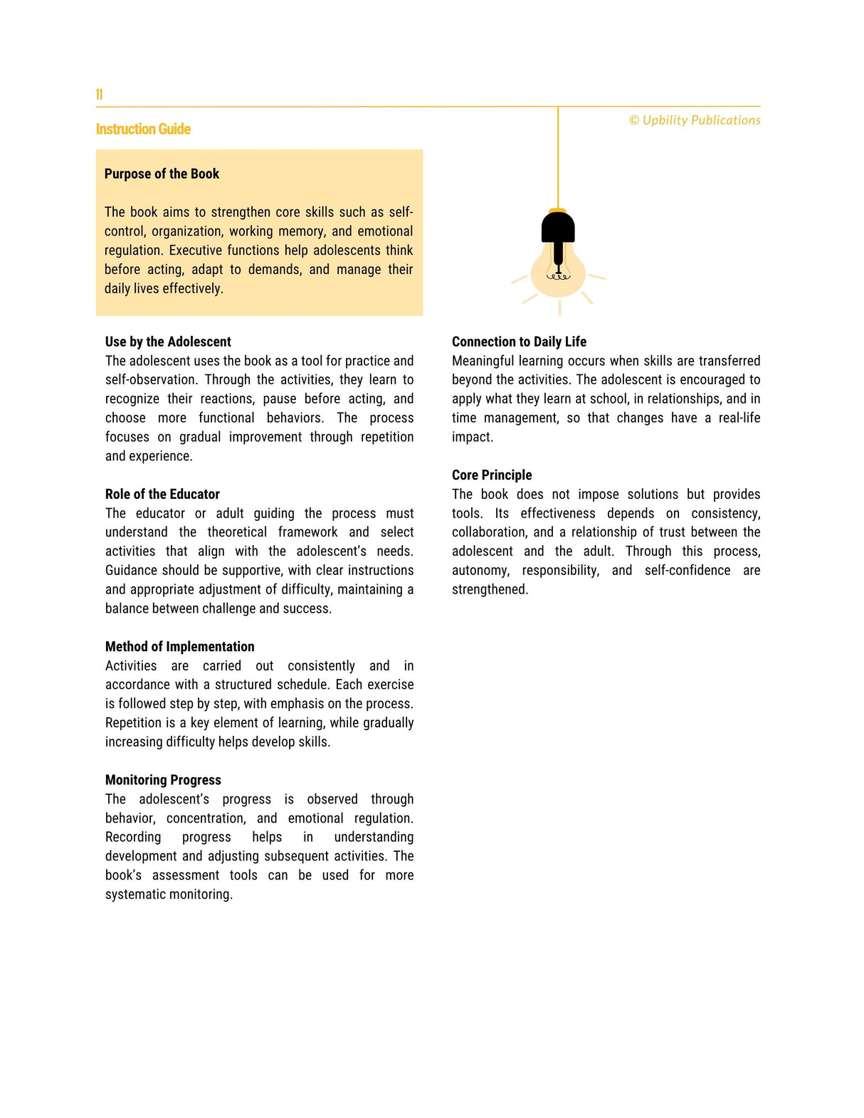 Executive Functions - Intervention Strategies | 12-18 years old