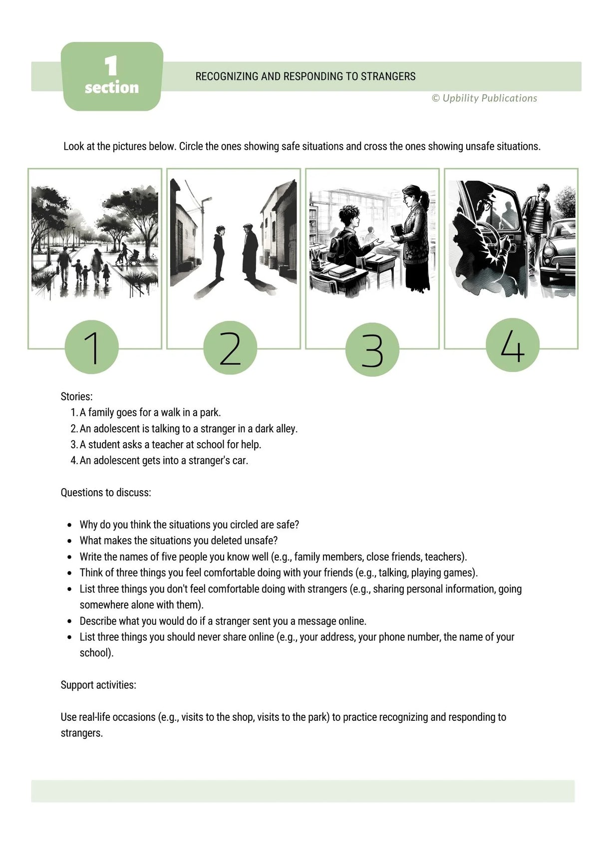 Social situations for autistic adolescents | SET OF 5 PRINTED BOOKS
