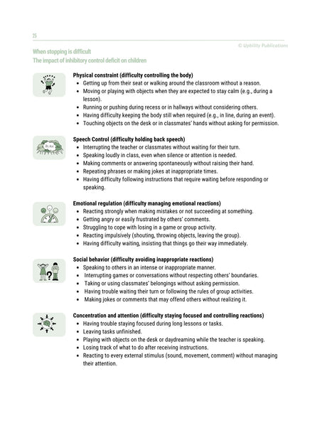 Executive Functions - Intervention Strategies | 6-12 years old