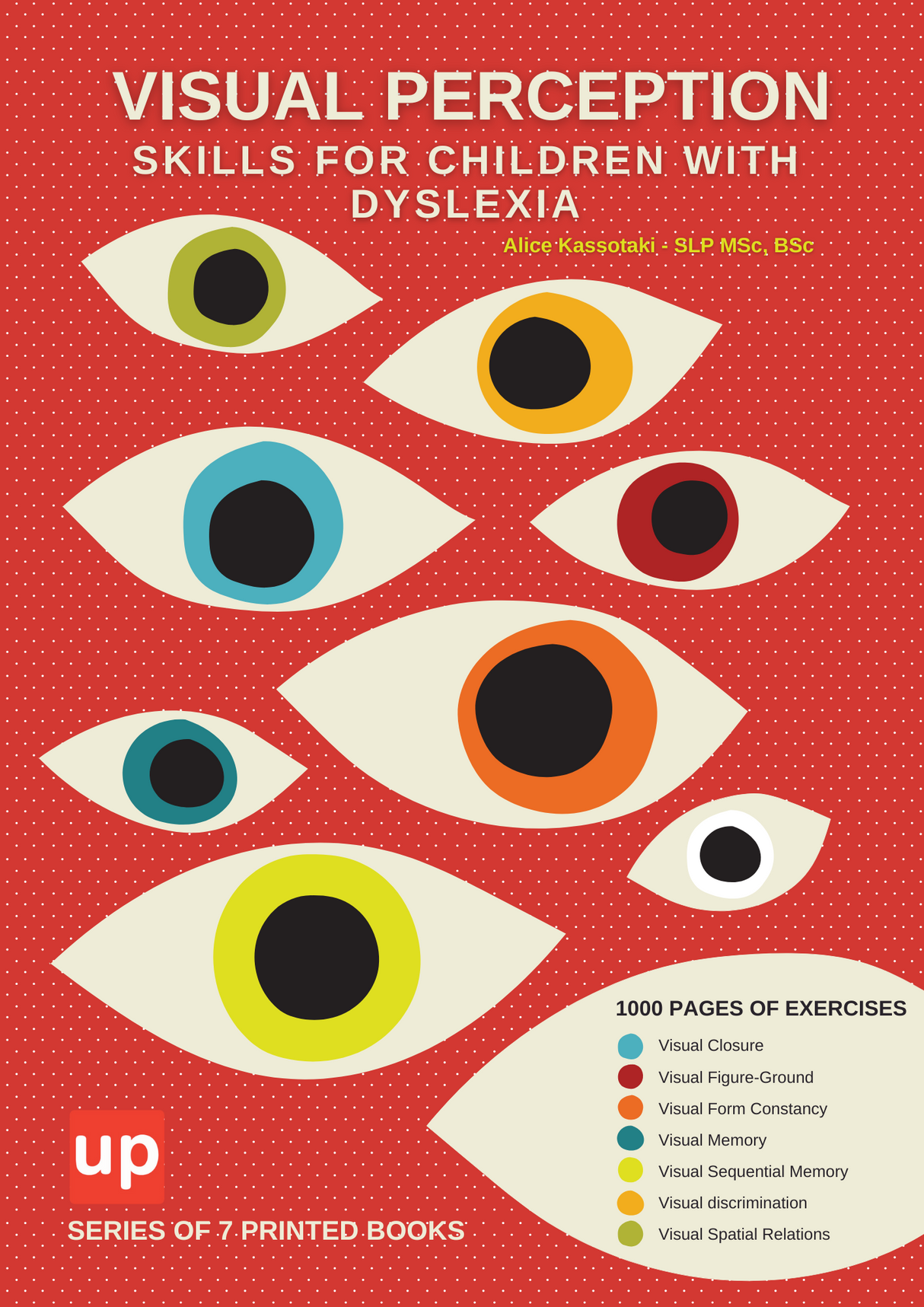 Visual Perception Skills for Children with Dyslexia | SET OF 7 PRINTED BOOKS