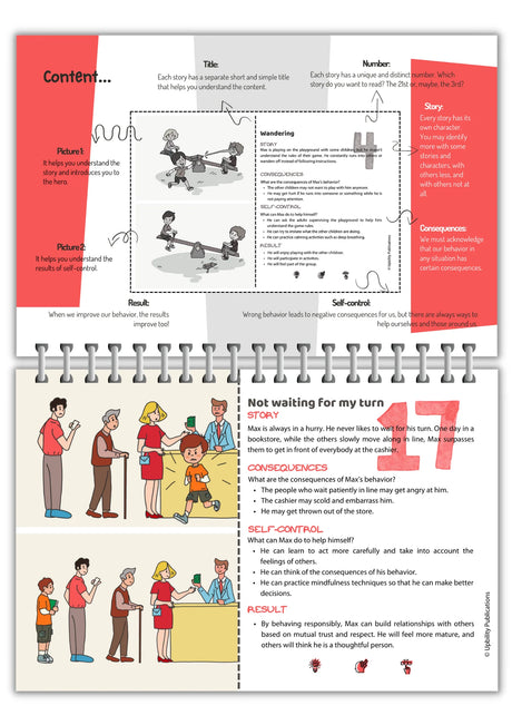 Social Situations | 300 Social Stories – Flip Card Series | SET OF 10 PRINTED BOOKS