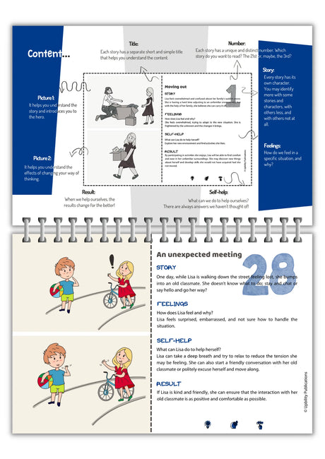 Social Situations | 300 Social Stories – Flip Card Series | SET OF 10 PRINTED BOOKS