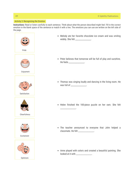 Recognizing, Expressing & Regulating Emotions | ADVANCED LEVEL (Revised Edition)