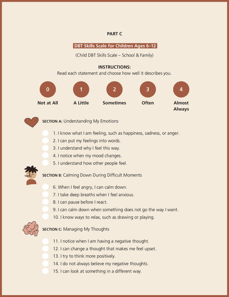 DBT Skills Toolbox for Children | 50 Tools to Manage Emotions and Anxiety
