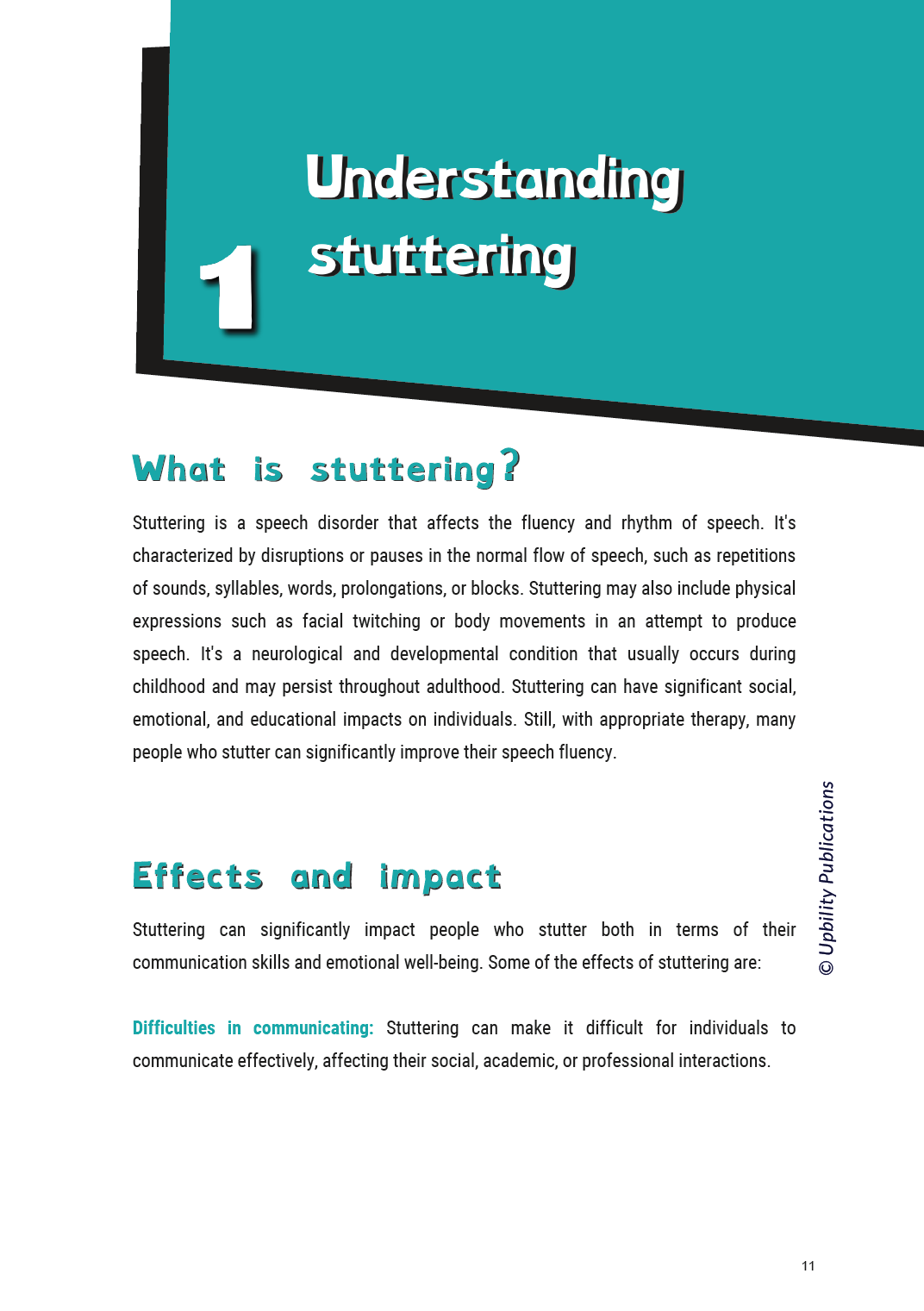 ALL ABOUT | Stuttering