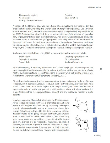 Dysphagia Therapy: Techniques, Tools, and Therapeutic Plans