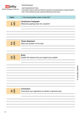 Written Language Production | TEXT STRUCTURE, Part B