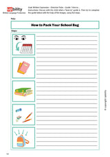Written Language Production | TEXT STRUCTURE, Part B