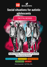 Social situations for autistic adolescents | SET OF 5 DIGITAL BOOKS