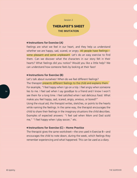 The Sleepover | A Practical Intervention Guide for Supporting Children with Anxiety