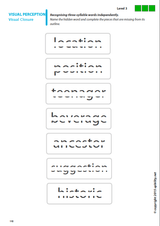 Visual Perception Skills for Children with Dyslexia | SET OF 7 PRINTED BOOKS