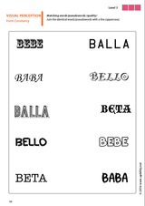 Visual Perception Skills for Children with Dyslexia | SET OF 7 PRINTED BOOKS