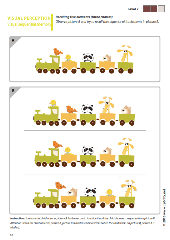 Visual Perception Test For Kids