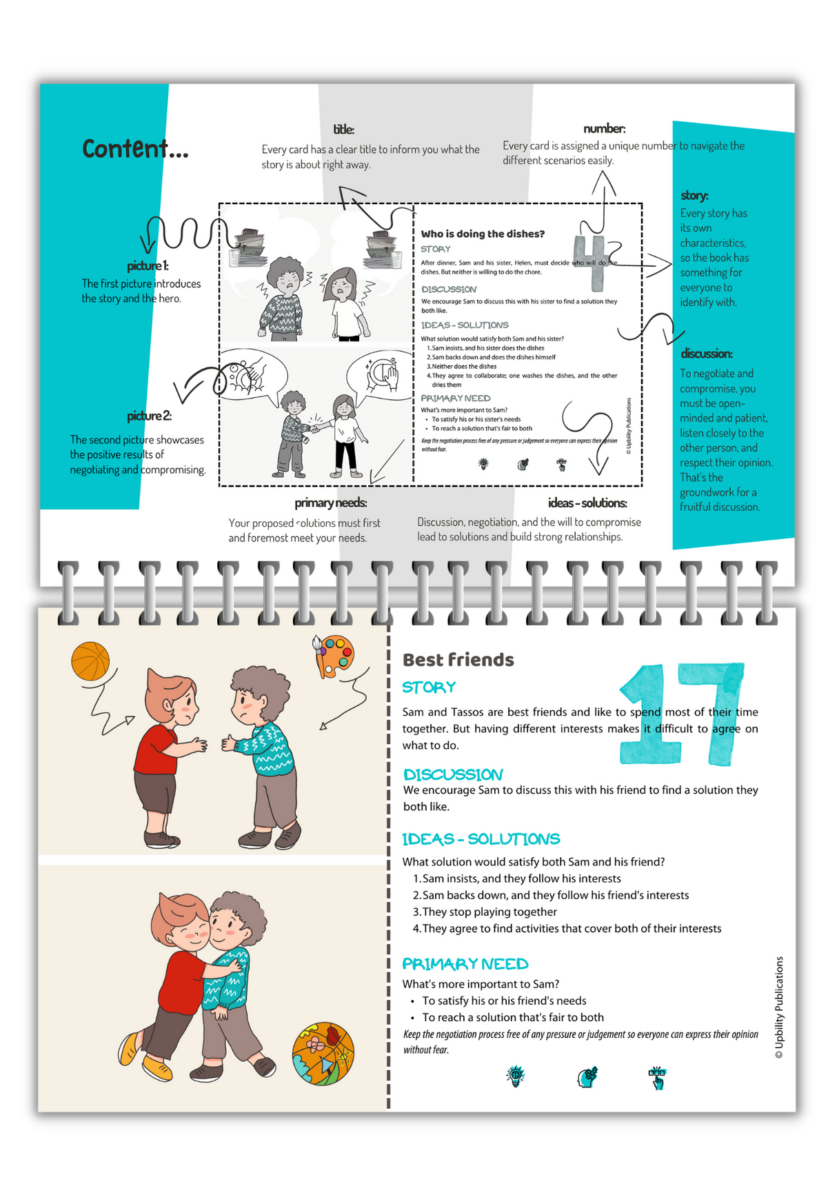 social-situations-negotiation-compromise-flip-card-series