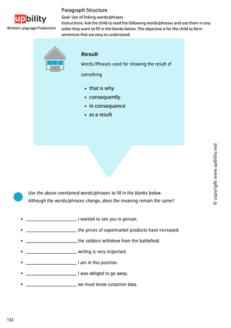 written-language-production-paragraph-structure