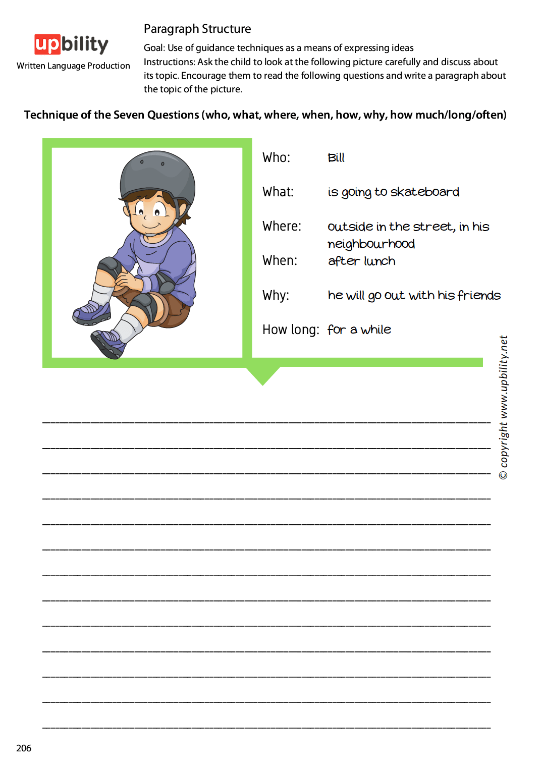 Written Language Production | PARAGRAPH STRUCTURE