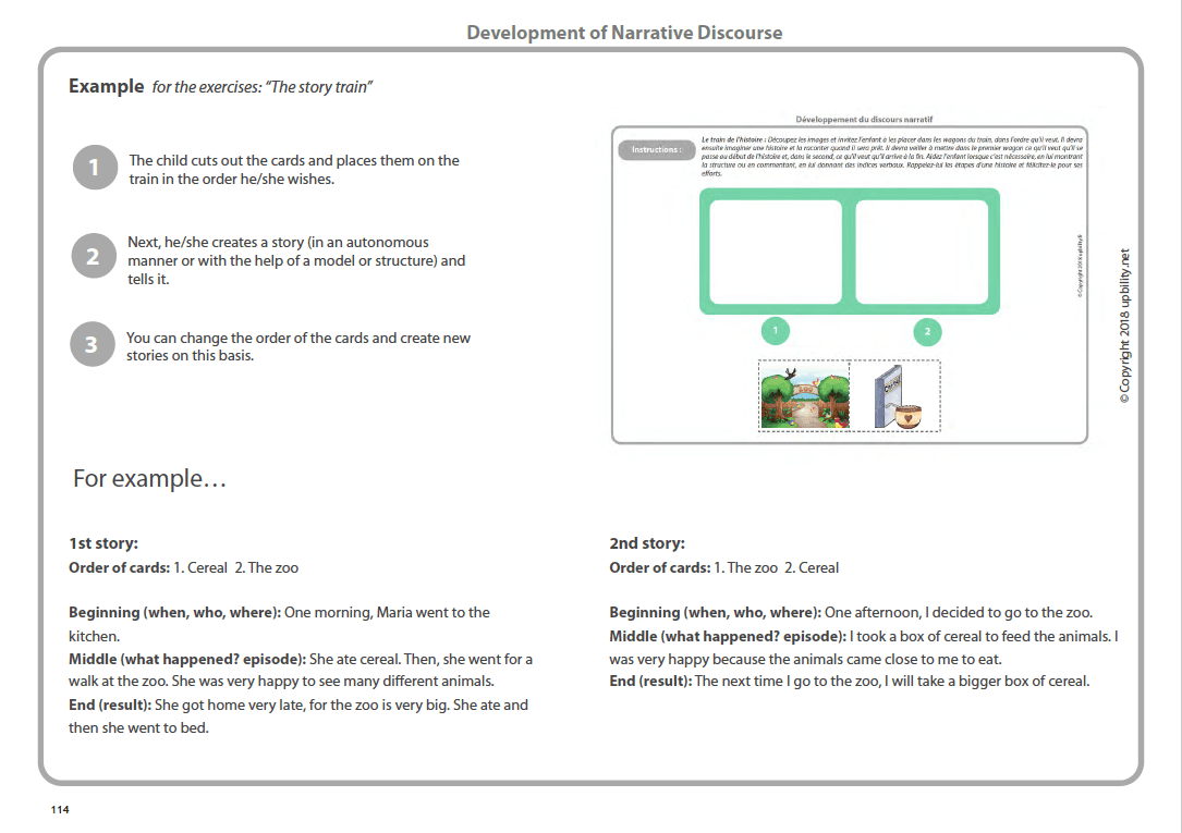 Development of narrative discourse – Upbility Publications