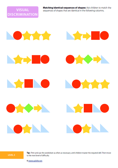 Development of Visual Discrimination — Upbility Publications