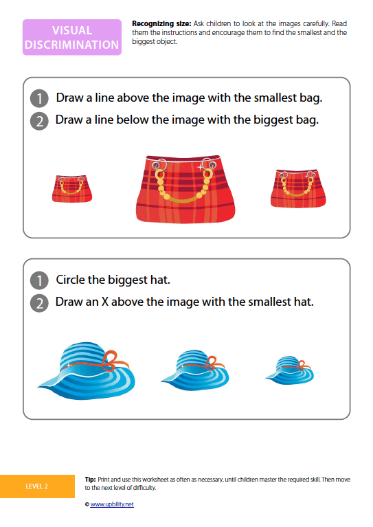 Development of Visual Discrimination – Upbility Publications