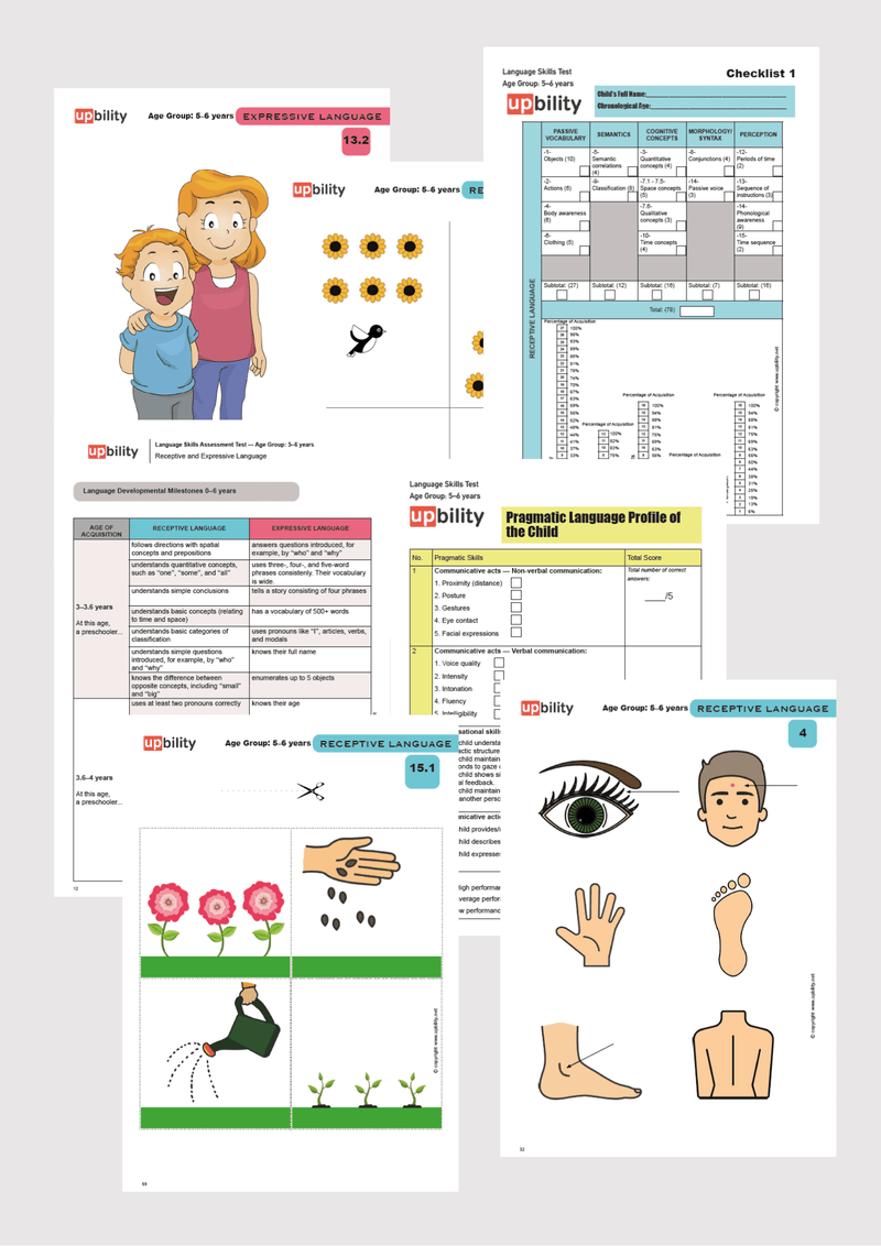 LANGUAGE SKILLS ASSESSMENT TEST | 5–6 years – Upbility Publications