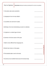 PICTURE CARDS | Fact or Opinion - Upbility EN