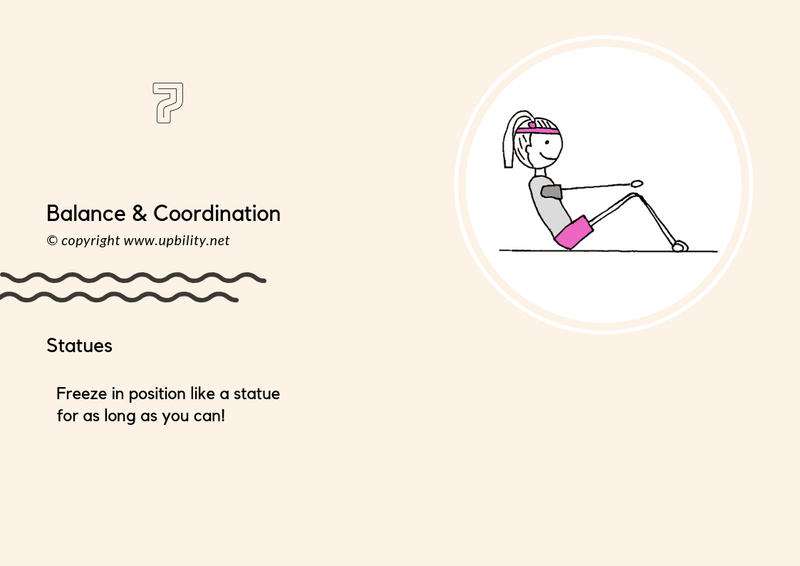 POCKET CARDS | Balance & Coordination – Upbility Publications