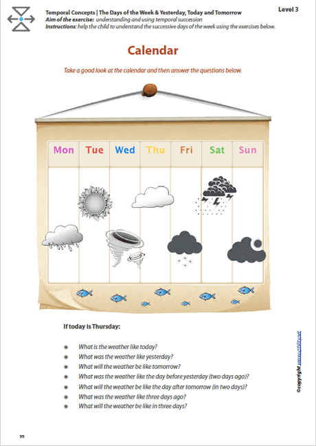 temporal-orientation-the-days-of-the-week-yesterday-today-and-tomorrow