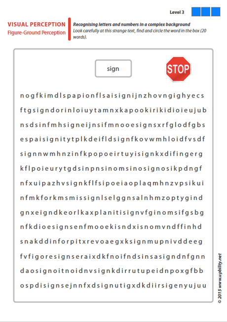 Visual Perception Skills for Children with Dyslexia | PART 2: Visual Figure-Ground Perception - Upbility EN