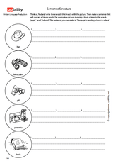 Written Language Production | SENTENCE STRUCTURE - Upbility EN